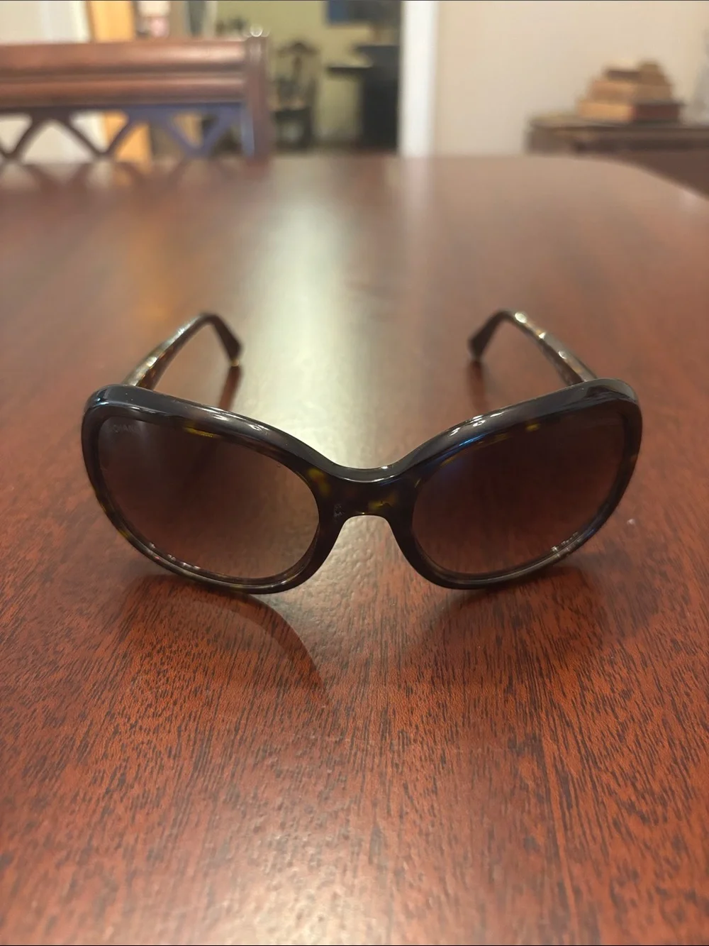Chanel Woman’s Sunglasses Tortoise 5286